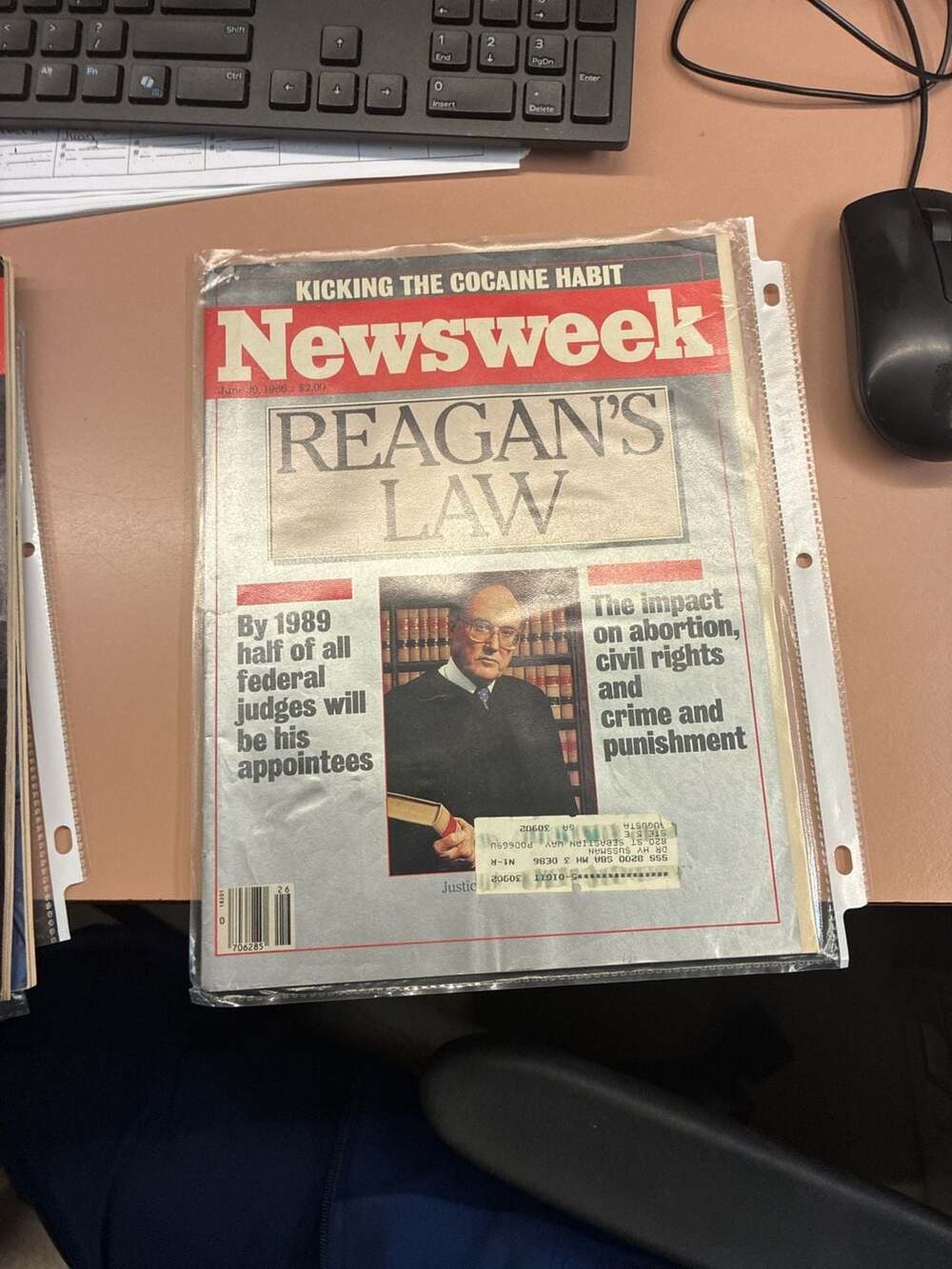 Newsweek Magazine June 30 1986 Reagan's Law